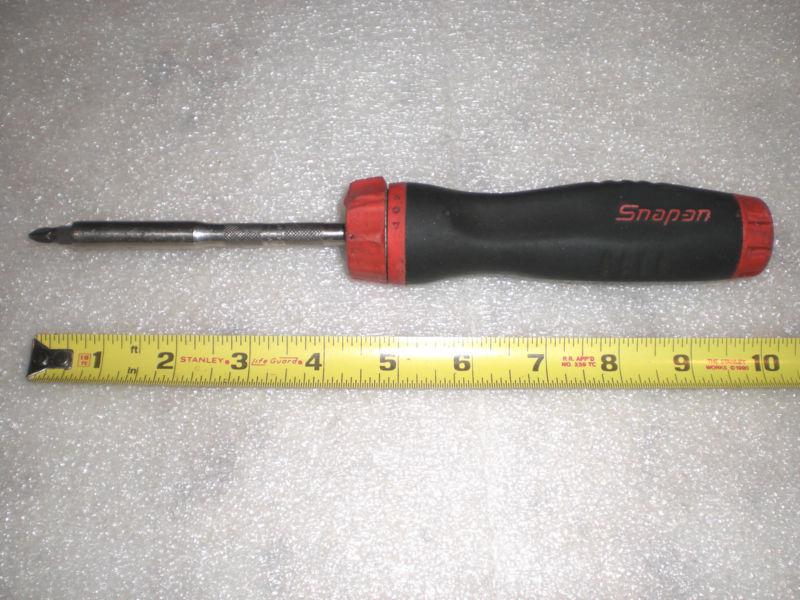 Snap-on tools ratcheting screwdriver w/ 5" magnetic bit holder sgdmrc4a snapon 