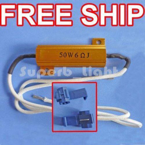 Purchase 2x 50W 6 ohm LED Car Bulb load resistor Turn Signal Fix in