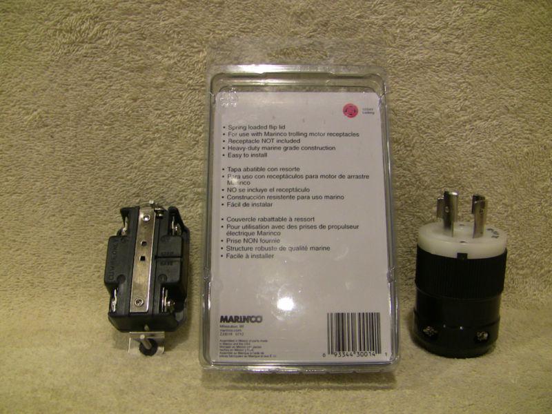 New Marinco 12-24V Kit Includes Plug, Receptacle, and Bracket w/Flip Lid, US $62.49, image 5