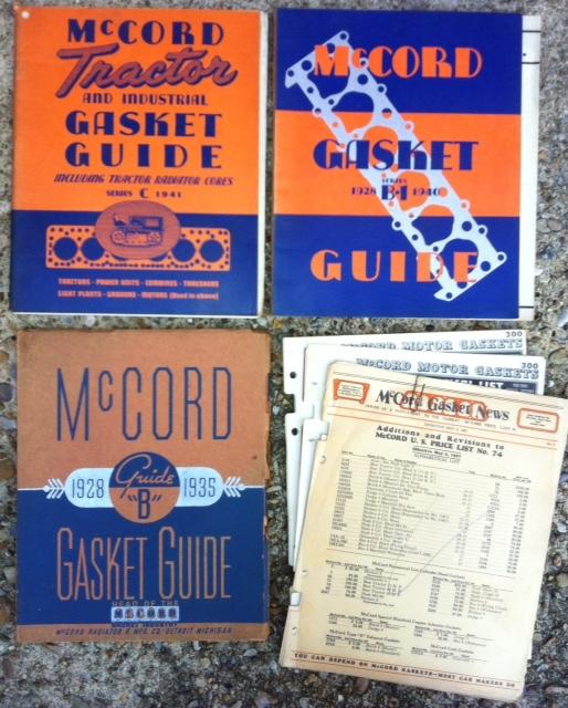 Purchase 190941 MCCORD gasket service guide catalog BOOK ford dodge