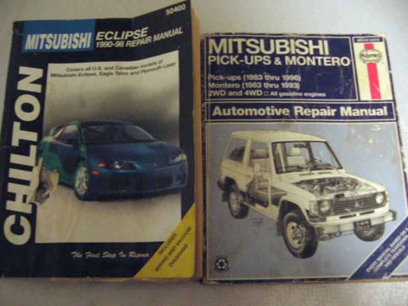 Mitsubishi automotive repair manuals lot of 2