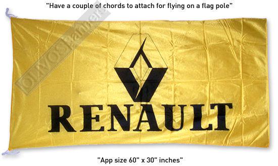 Deluxe sign new renault laguna f1 megane banner flag