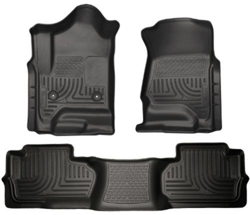 Husky liners 98241 weatherbeater black front and 2nd seat floor liner