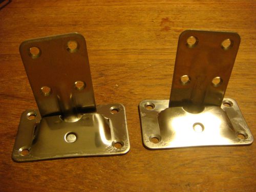 50- Removeable TABLE BRACKETS Stainless Steel NOS Cockpit Table Lot of 50, image 1