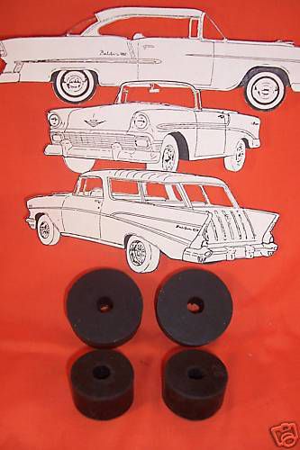 1955 56 57 chevy motor mounts front v8 or 6 belair sedan wagon hardtop nomad set