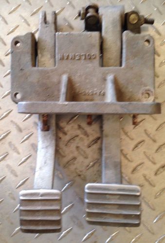 Coleman dual brake/clutch pedal assembly dirt asphalt drag racing ump imca