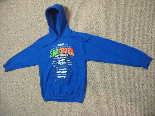 Championship snocross racing hooded sweatshirt-hoodie-m-snowmobiling-fox-polaris