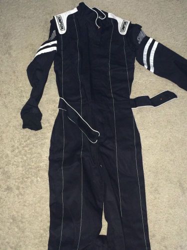 Simpson youth legend ii auto racing suit sfi-1 (small / black)