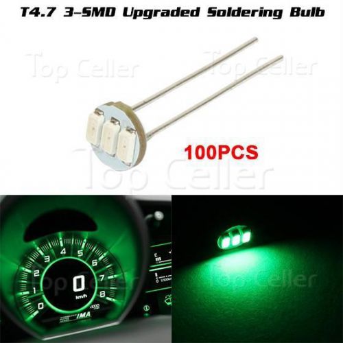 100 pcs 4.7mm green led back light for gm cluster speedometer climate control