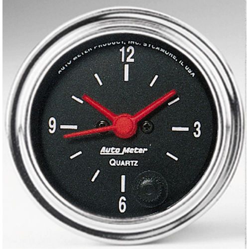 Purchase Auto Meter 2585 Traditional Chrome Clock in Multiple