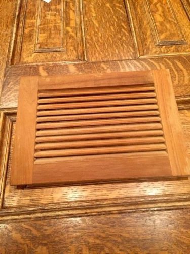 Teak louvered insert - 10 x14