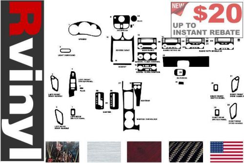 Rdash dash kit for pontiac g6 2005-2009 auto interior decal trim