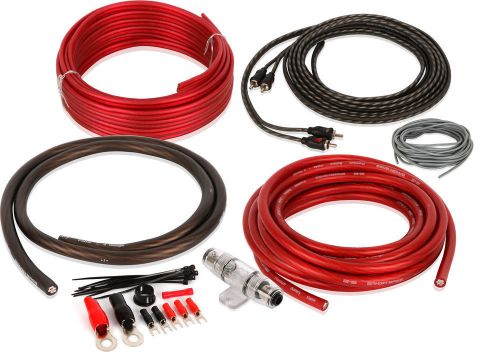 Belva bak42 complete 4 gauge amplifier amp wiring kit w/ 2 channel rca cable