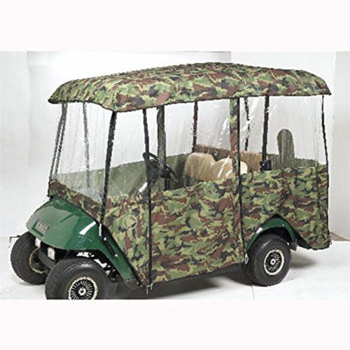 Greenline 4 passenger drivable golf cart enclosure camo