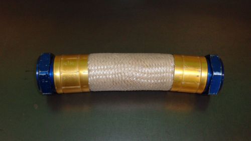 Bmrs racing lightweight braided line lower radiator hose 10-1/2" as-32 thread