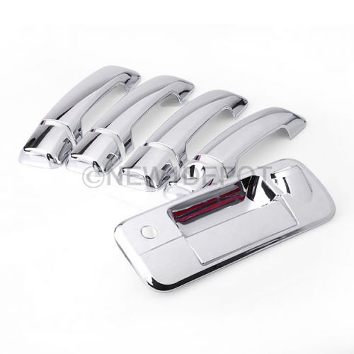 Purchase Chrome Door Handle + Tailgate Cover Fit for Toyota Tundra Crew