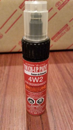 Genuine toyota touch up paint 1/2 oz pen &amp; brush 4w2 magma