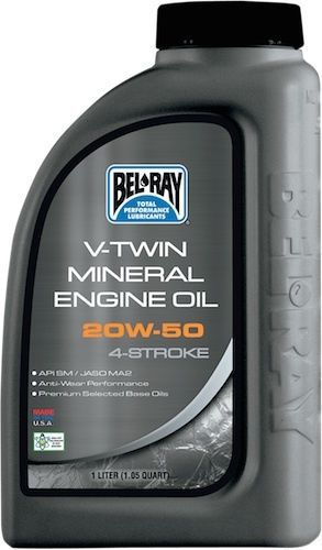 Bel-ray 1 liter v-twin motor oil 20w50 1l 96905-bt1
