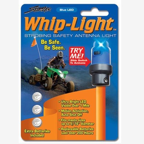 Streetfx street fx 1044315 blue atv antenna whip light