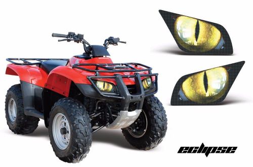 Amr racing head light eyes honda recon es atv headlight graphics 05-14 eclipse