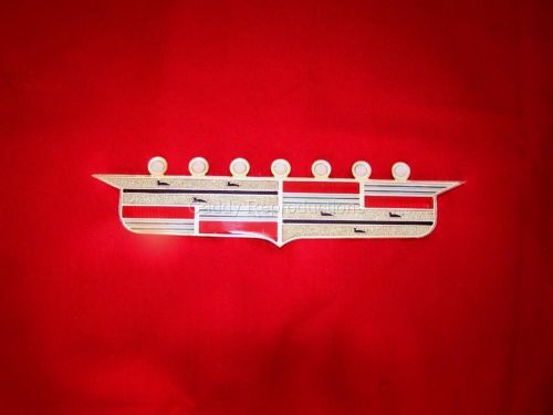 1958 cadillac trunk crest emblem ornament 58