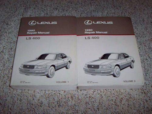 1990 lexus ls400 ls 400 factory workshop shop service repair manual set vol 1-2