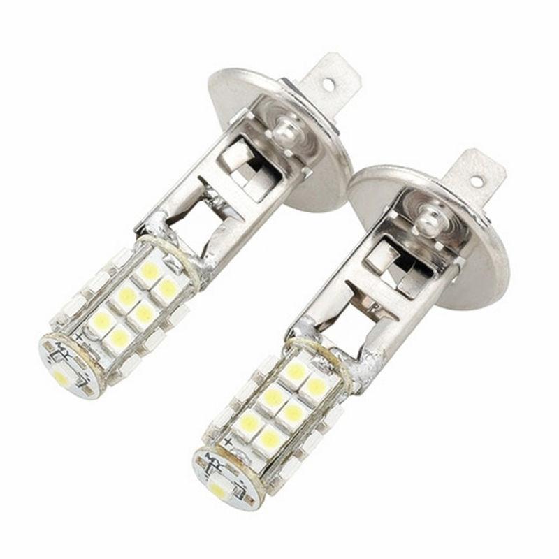 2x xenon h1 hid white led driving fog lights bulbs for car automotive 12-smd