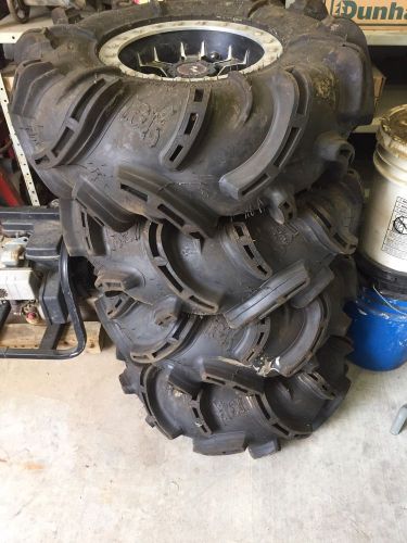 31x11-14 silverback gorilla tires and raceline beadlock wheels set of 4