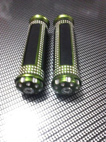 Scooter 125cc 150cc gy6 green grips 7/8" bar