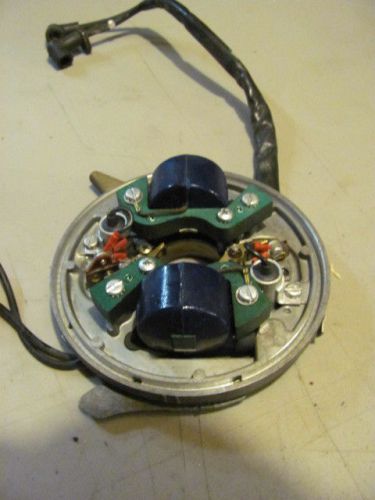 1962-70 18-25hp johnson-evinrude magneto plate assembly points  coils wires
