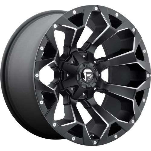 18x9 black fuel assault d546 8x6.5 +1 wheels free passer ct404 35x12.5x18 tires