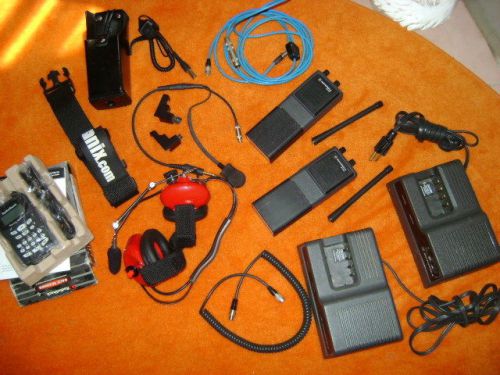 Race car complete 2-way racing radio communication race ready package