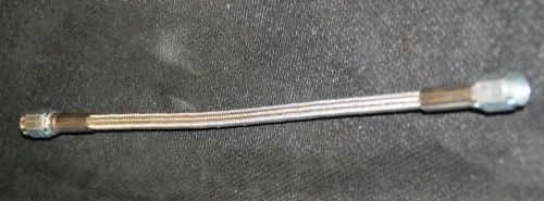 Tec 610308  -3 to -3 straight end 8" steel braided brake line