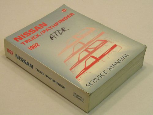 1992 nissan truck &amp; pathfinder oem service repair shop manual book d21 series