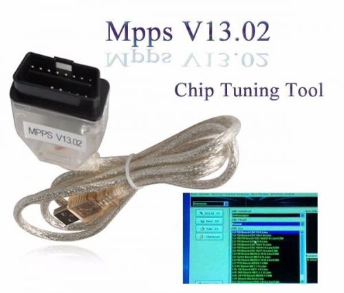 Mpps v13.02 ecu chip tuning remap obd2 programmer + gift tuning softwares.