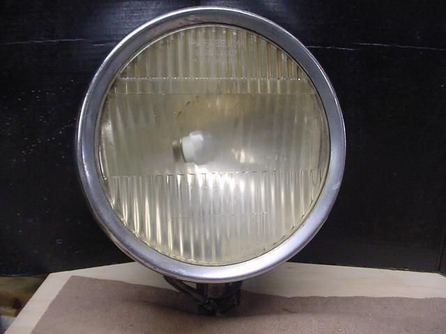 Vintage 1920's chrome headlight bucket
