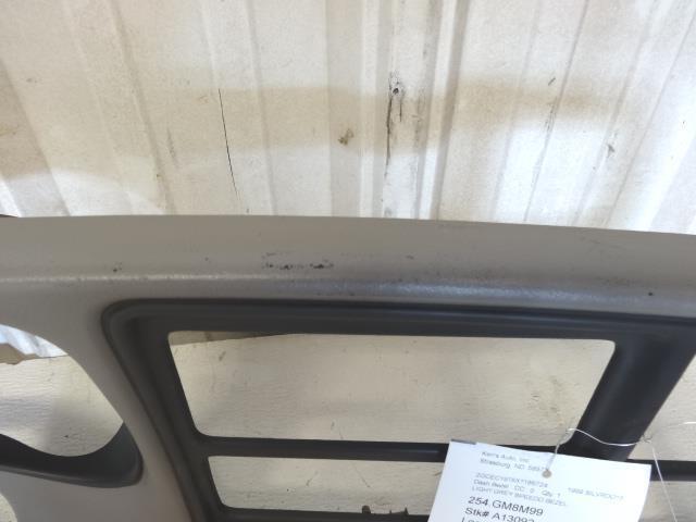 99-02 SILVERADO/SIERRA/TAHOE/SUBURBAN/YUKON DASH RADIO STEREO BEZEL TRIM GRAY , US $50.00, image 2