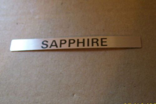 60s sapphire radio sticker nos 61 62 63 64 65 66 67 68 69 70 71 72 73 74 75 76 ?