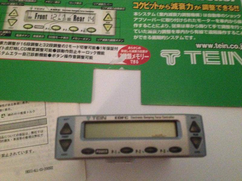 Tein EDFC Electronic Damping Force Controller Part# EDK01-10100 Model M10-M10, US $200.00, image 2