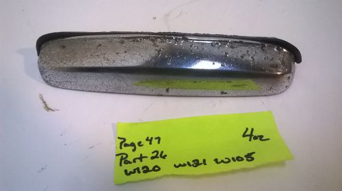 Mercedes ponton chrome trunk lid handle w120 w121 w105 219 180 190 180b 190b