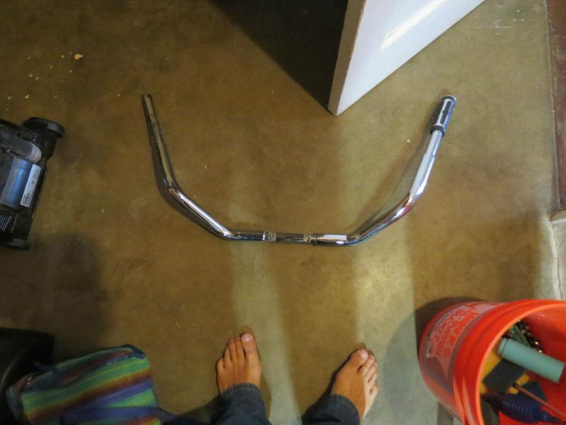 Purchase WILD 1 CHROME CHUBBY BEACH BAR HANDLEBAR HARLEY FATBOY ROAD