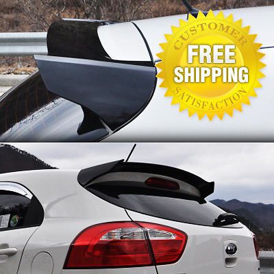Rear window roof wing spoiler painted for 2012 - 2016 kia rio 5door harchback