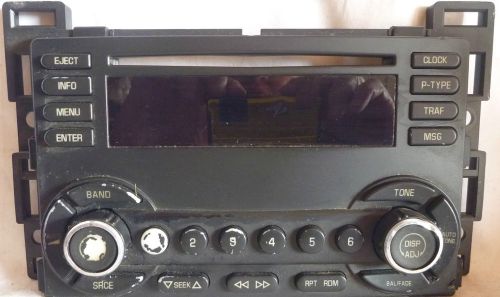 04 05 06 chevrolet malibu radio cd player face plate control panel 15849575