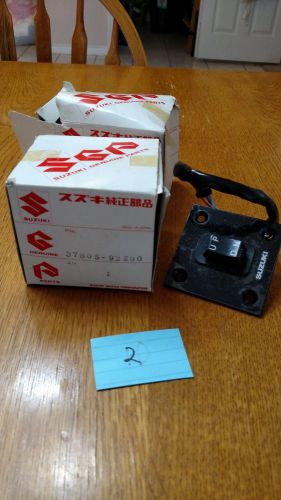 Suzuki 37805-92e00 blk 2 3/4 x 2 3/4 in oem boat power tilt trim switch panel