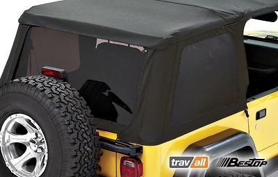 Bestop 58221-35 tinted window kit for trektop nx-black diamond fit jeep wrangler