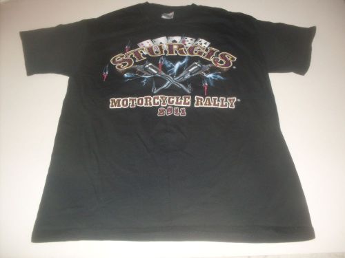 Sturgis motorcycle rally 2011 motorcycle tee-shirt size m new