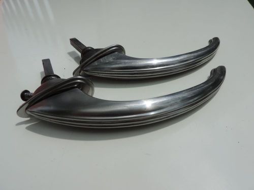 Vintage 1940 ford outside door handles - nice original matching pair - hot rod