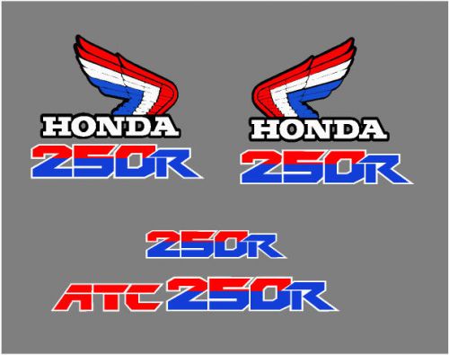 Honda 1986 86 atc 250r replica decal set stickers