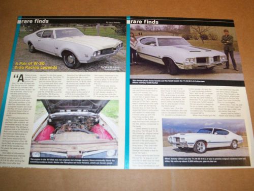 69 71 1969 1971 chesrown oldsmobile w30 442 magazine article