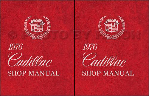 1976 cadillac shop manual 76 deville eldorado fleetwood calais repair service